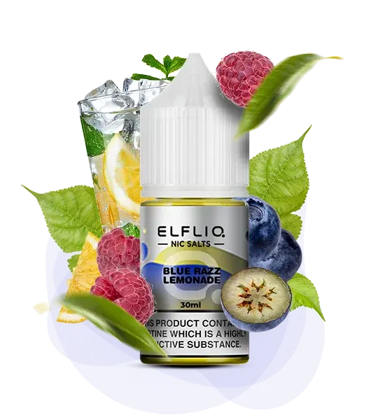 ELFLIQ Blue Razz Lemonade (Голубая малина лимонад) - 🫐 Голубая малина + 🍋 Лимонад - купить в Украине с доставкой