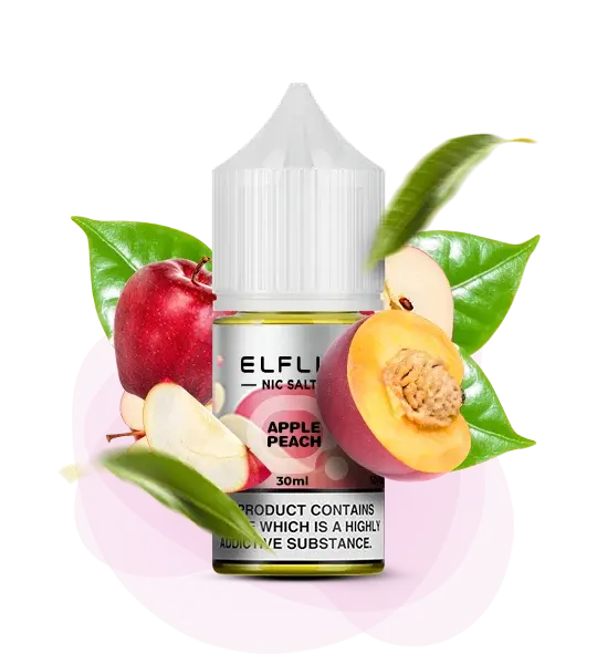 ELFLIQ Apple Peach (Яблоко персик) - 🍎 Яблоко + 🍑 Персик - купить в Украине с доставкой