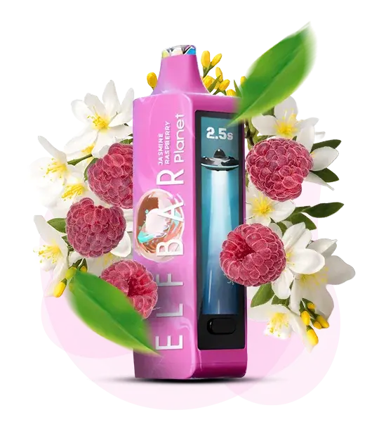 Elf Bar Planet 25000 Jasmine Raspberry (Жасмин малина) - 🌸 Жасмин + 🍒 Малина - купить в Украине с доставкой