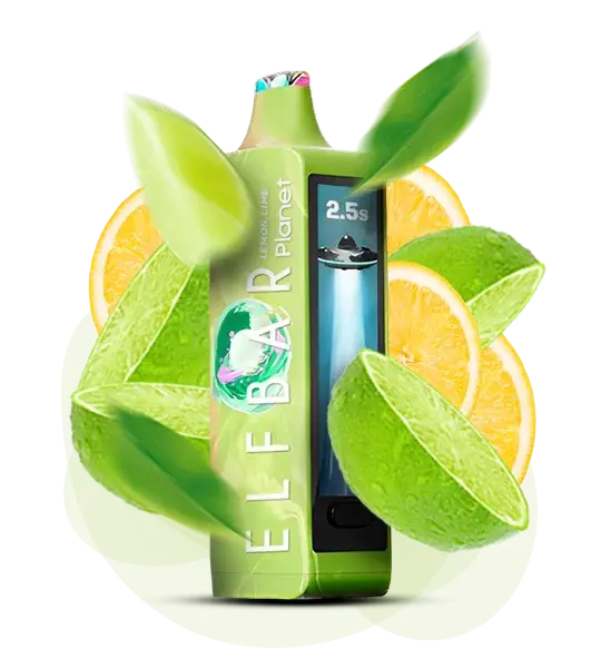 Elf Bar Planet 25000 Lemon Lime (Лимон лайм) - 🍋 Лимон + 🍋‍🟩 Лайм - купить в Украине с доставкой
