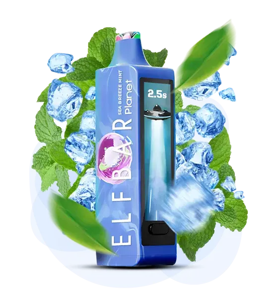 Elf Bar Planet 25000 Sea Breeze Mint (Мятный морской бриз) - 🌊 Мятный морской бриз - купить в Украине с доставкой