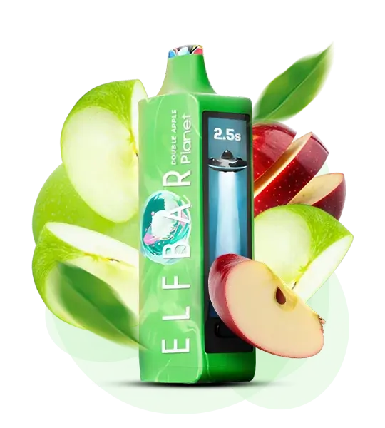 Elf Bar Planet 25000 Double Peach Lime (Двойной персик лайм) - 🍑 Двойной персик + 🍋‍🟩 Лайм - купить в Украине с доставкой