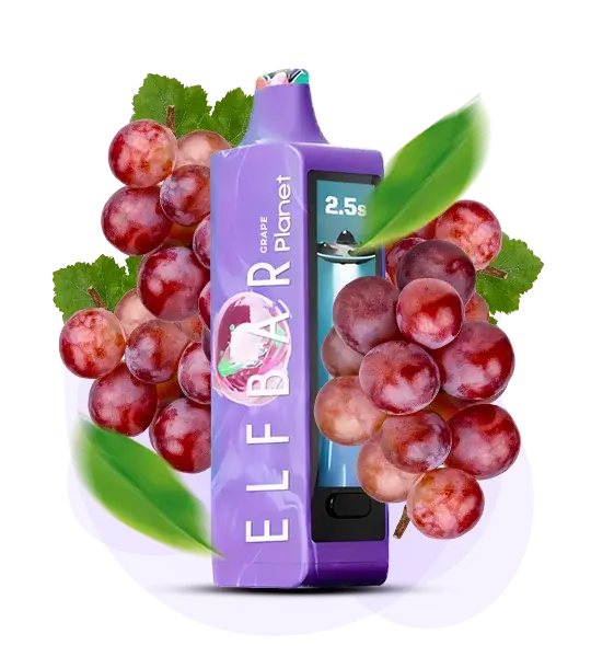 Elf Bar Planet 25000 Grape (Виноград) - 🍇 Виноград - купить в Украине с доставкой