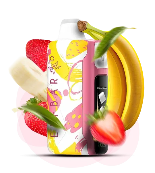 Elf Bar Sweet King 30000 Strawberry banana (Клубника банан) - 🍓 Клубника + 🍌 Банан - купить в Украине с доставкой