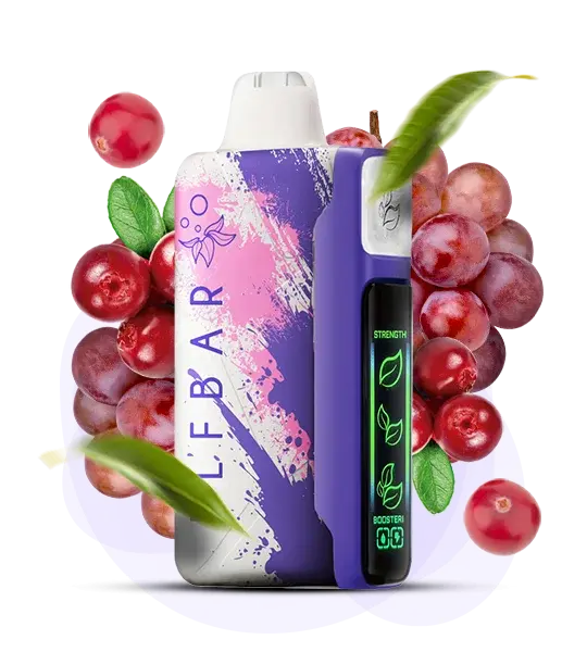 Elf Bar Nic King 30000 Grape Cranberry (Виноград клюква) - 🍇 Виноград + 🍒 Клюква - купить в Украине с доставкой