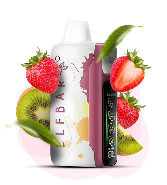 Elf Bar Nic King 30000 Sour strawberry kiwi (Кислая клубника киви) - 🍓 Кислая клубника + 🥝 Киви - купить в Украине с доставкой