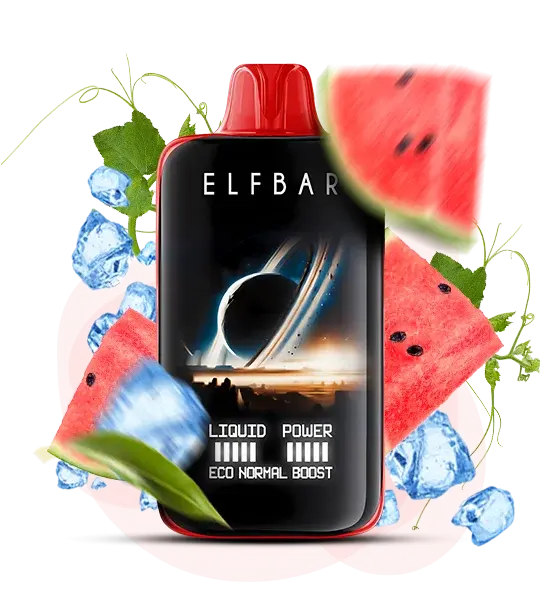 Elf Bar 40000 Moon Night Watermelon ice (Арбуз лед) - 🍉 Арбуз + 🧊 Лед - купить в Украине с доставкой