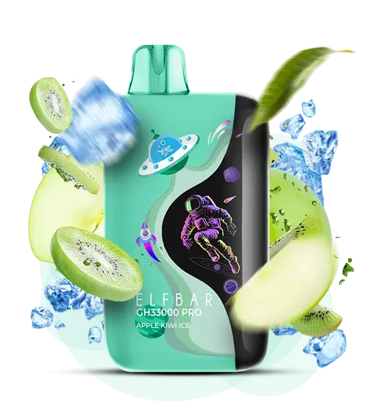 Elf Bar GH 33000 Pro Apple Kiwi Ice (Яблоко киви лед)