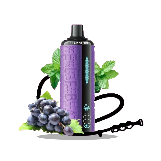 Elf Bar E-Shisha 12000 Grape Mint (Виноград мята) - 🍇 Виноград + 🌿 Мята - купить в Украине с доставкой