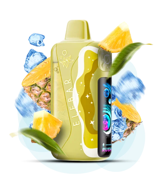 Elf Bar Lush King Pro 40000 Sour Pineapple Ice (Кислый ананас лед) - 🍍 Кислый ананас + 🧊 Лед - купить в Украине с доставкой
