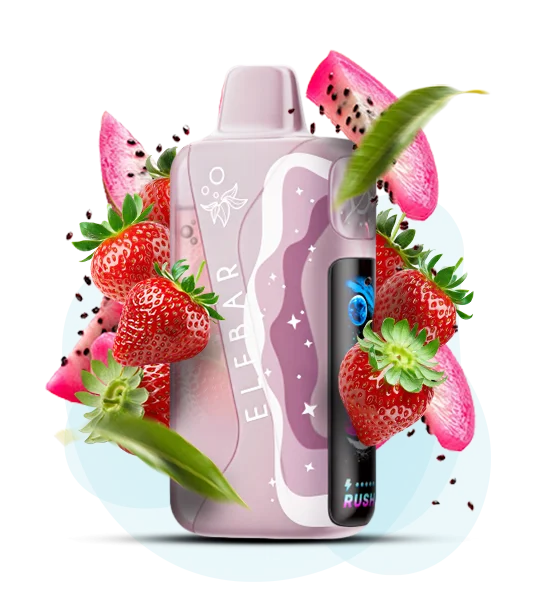 Elf Bar Lush King Pro 40000 Sour Strawberry Dragonfruit (Кислая клубника драгонфрут) - 🍓 Кислая клубника + 🐉 Драгонфрут - купить в Украине с доставкой