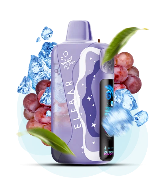 Elf Bar Lush King Pro 40000 Black Grape Ice (Черный виноград лед) - 🍇 Черный виноград + 🧊 Лед - купить в Украине с доставкой