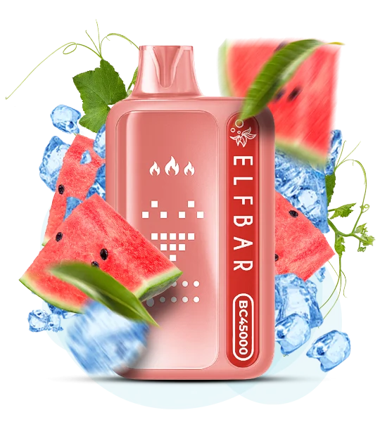 Elf Bar BC 45000 Watermelon Ice (Арбуз лед) - 🍉 Арбуз + 🧊 Лед - купить в Украине с доставкой