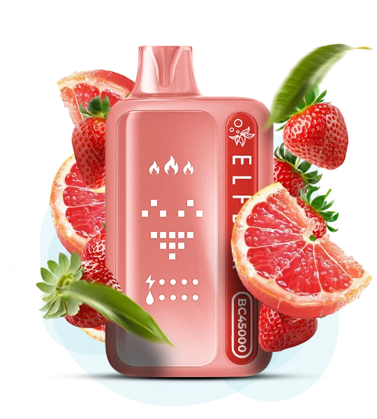 Elf Bar BC 45000 Strawberry Grapefruit (Клубника грейпфрут) - 🍓 Клубника + 🍊 Грейпфрут - купить в Украине с доставкой