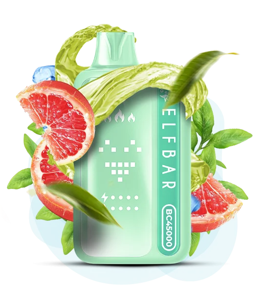 Elf Bar BC 45000 Grapefruit Green Tea (Грейпфрутовый зеленый чай) - 🍊 Грейпфрутовый зеленый чай - купить в Украине с доставкой