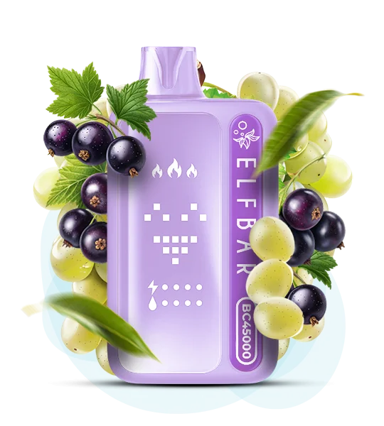 Elf Bar BC 45000 Blackcurrant Grape (Черная смородина виноград) - 🫐 Черная смородина + 🍇 Виноград - купить в Украине с доставкой