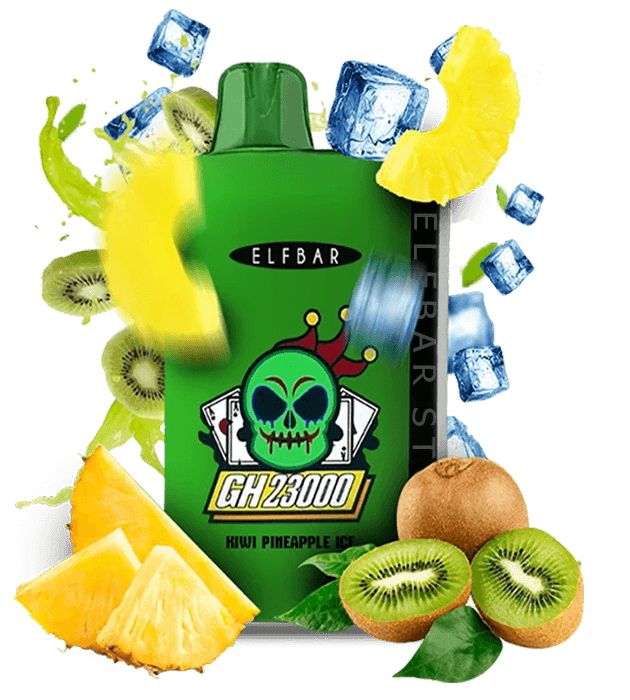 Elf Bar GH 23000 Kiwi Pineapple Ice (Киви ананас лед) - 🥝 Киви + 🍍 Ананас + 🧊 Лед - купить в Украине с доставкой