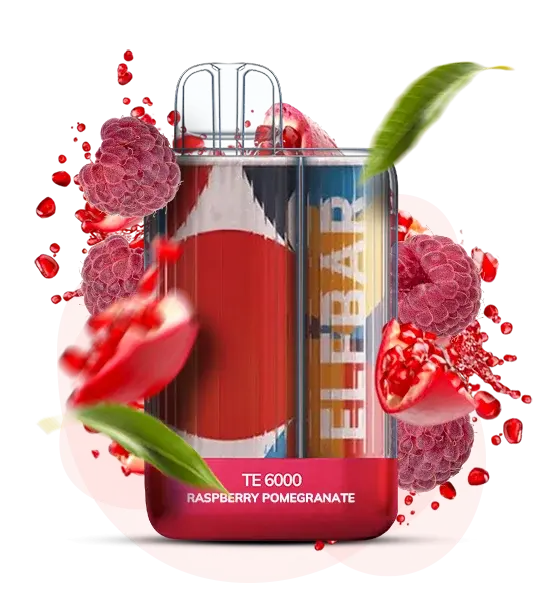 Elf Bar ТЕ6000 Raspberry Pomegranate (Малина гранат)