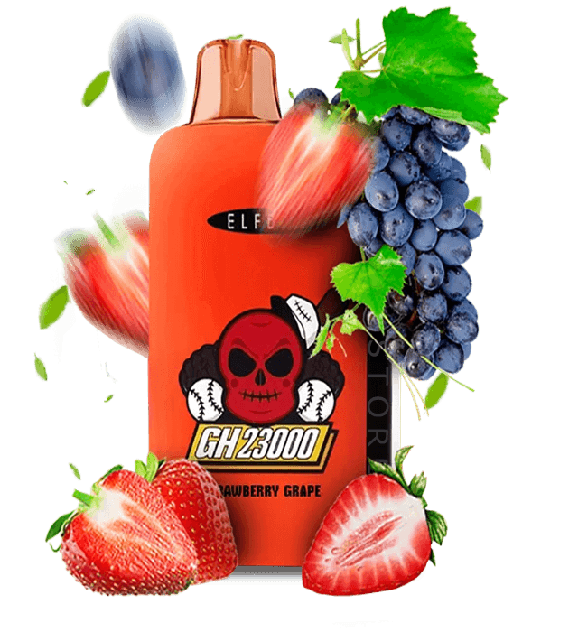 Elf Bar GH 23000 Strawberry Grape (Клубника виноград) - 🍓 Клубника + 🍇 Виноград - купить в Украине с доставкой