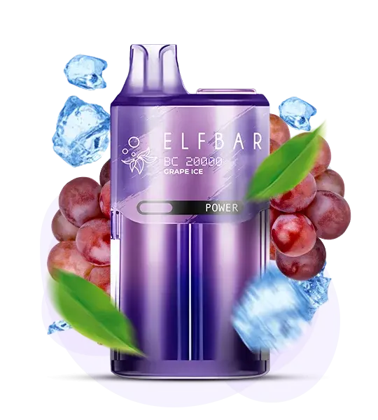 Elf Bar BC20000 Grape Ice (Виноград лед) - 🍇 Виноград + 🧊 Лед - купить в Украине с доставкой