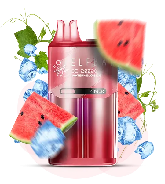 Elf Bar BC20000 Watermelon Ice (Арбуз лед) - 🍉 Арбуз + 🧊 Лед - купить в Украине с доставкой