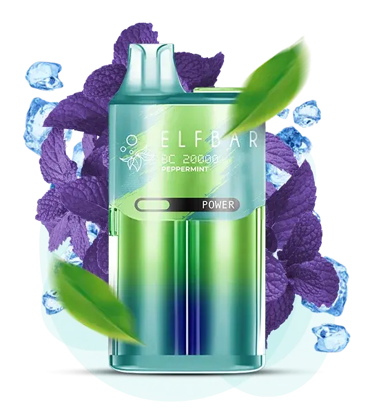 Elf Bar BC20000 Peppermint (Перечная мята) - 🌿 Перечная мята - купить в Украине с доставкой