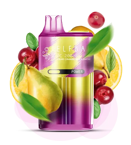 Elf Bar BC20000 Pear Cranberry Lemon (Груша клюква лимон) - 🍐 Груша + 🍒 Клюква + 🍋 Лимон - купить в Украине с доставкой