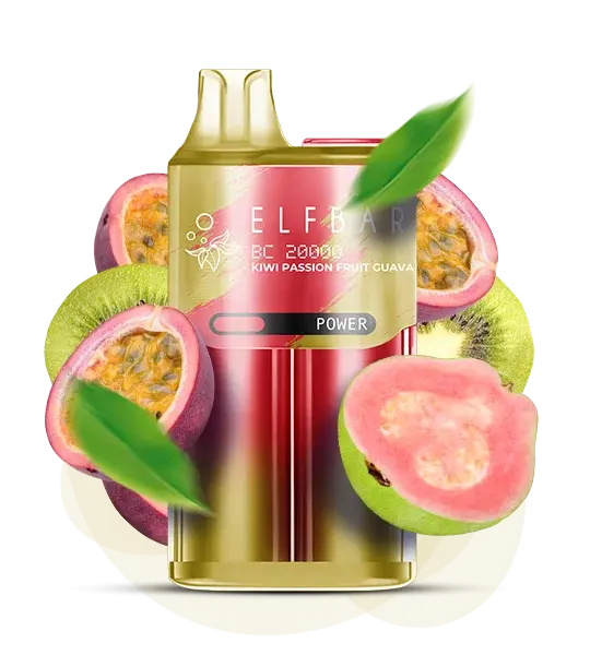 Elf Bar BC20000 Kiwi Passion Fruit Guava (Киви маракуйя гуава) - 🥝 Киви + 🍈 Маракуйя + 🍈 Гуава - купить в Украине с доставкой