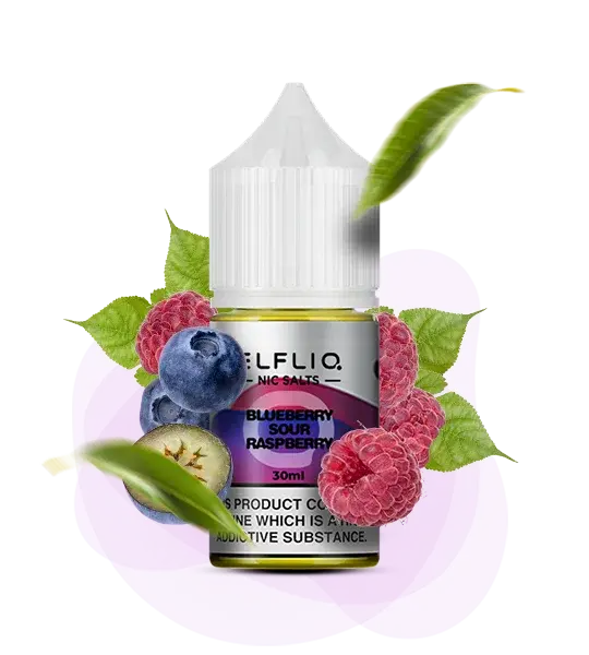 ELFLIQ Blueberry Sour Raspberry (Черника кислая малина) - 🫐 Черника + 🍒 Кислая малина - купить в Украине с доставкой