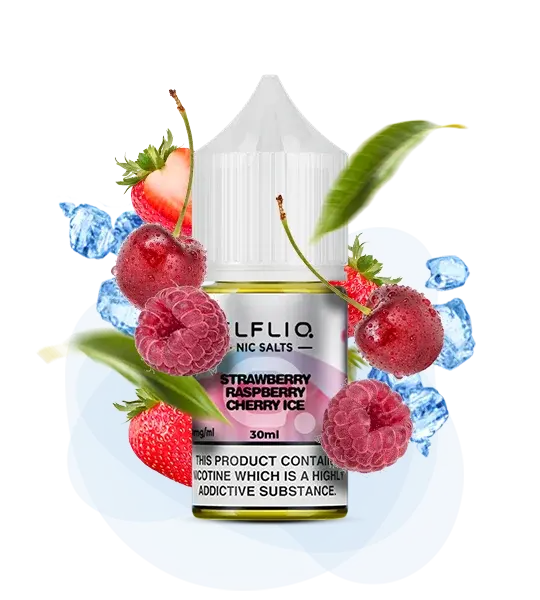 ELFLIQ Strawberry Raspberry Cherry Ice (Клубника малина вишня лед) - 🍓 Клубника + 🍒 Малина + 🍒 Вишня + 🧊 Лед - купить в Украине с доставкой