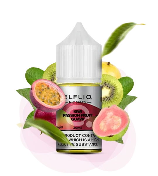 ELFLIQ Kiwi Passion Fruit Guava (Киви маракуйя гуава) - 🥝 Киви + 🍈 Маракуйя + 🍈 Гуава - купить в Украине с доставкой