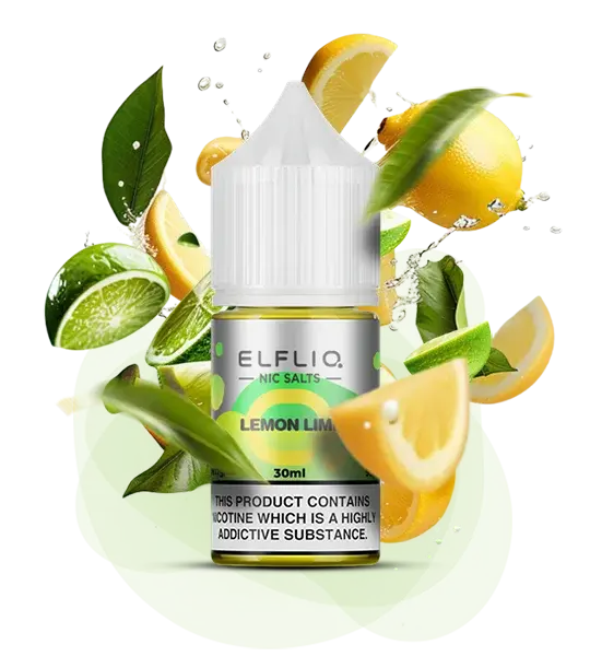 ELFLIQ Lemon Lime (Лимон лайм) - 🍋 Лимон + 🍋‍🟩 Лайм - купить в Украине с доставкой