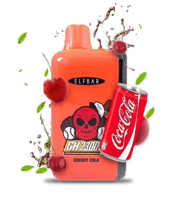 Elf Bar GH 23000 Cherry Cola (Вишня кола) - 🍒 Вишня + 🥤 Кола - купить в Украине с доставкой