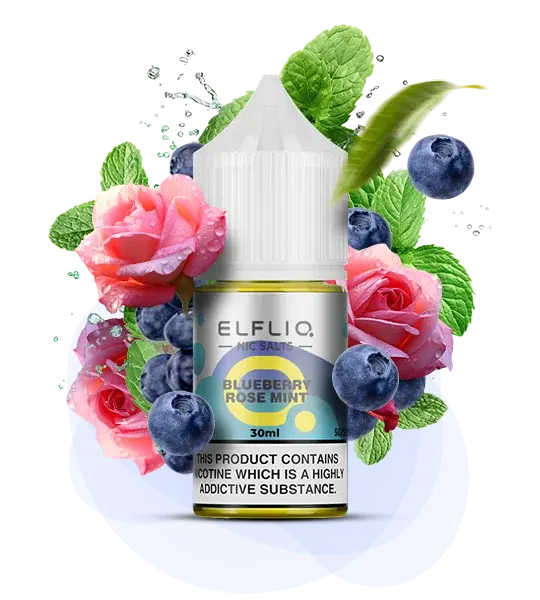ELFLIQ Blueberry Rose Mint (Черника роза мята) - 🫐 Черника + 🌹 Роза + 🌿 Мята - купить в Украине с доставкой