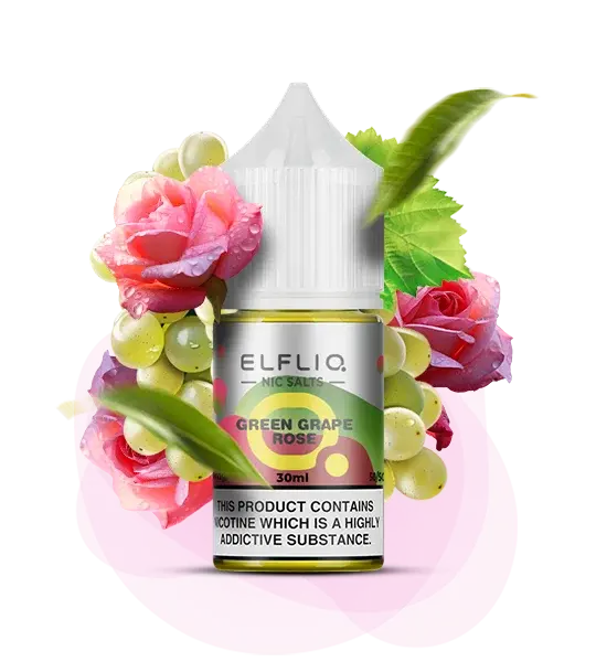 ELFLIQ Green Grape Rose (Зеленый виноград роза) - 🍇 Зеленый виноград + 🌹 Роза - купить в Украине с доставкой