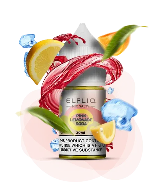 ELFLIQ Pink Lemonade Soda (Розовый лимонад содовая) - 🍋 Розовый лимонад + 🥤 Содовая - купить в Украине с доставкой