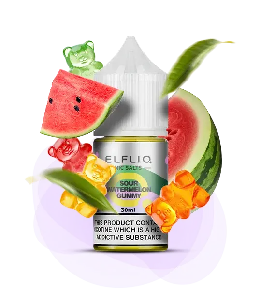 ELFLIQ Sour Watermelon Gummy (Кислый арбуз мармелад)