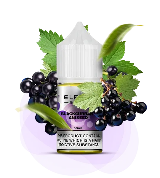 ELFLIQ Blackcurrant Aniseed (Черная смородина анис) - 🫐 Черная смородина + 🌿 Анис - купить в Украине с доставкой