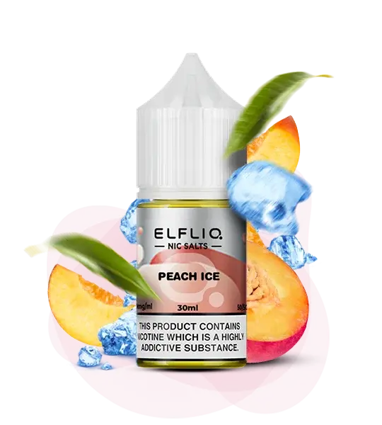 ELFLIQ Peach Ice (Персик лед) - 🍑 Персик + 🧊 Лед - купить в Украине с доставкой