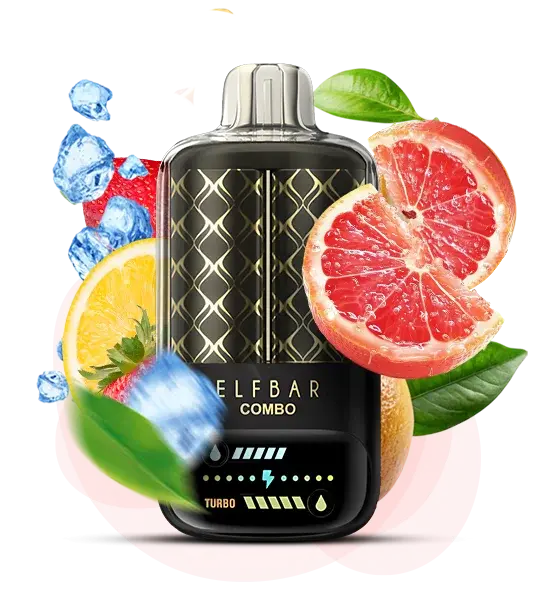 Elf Bar Combo 25000 Pink Lemonade & Grapefruit (Розовый лимонад грейпфрут) - 🍋 Розовый лимонад + 🍊 Грейпфрут - купить в Украине с доставкой